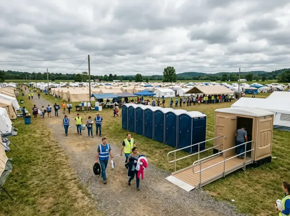 disaster-relief-camp-restrooms-010 — frequently asked questions, Dumpster & Portable Bathrooms Rental in Winfield, KS